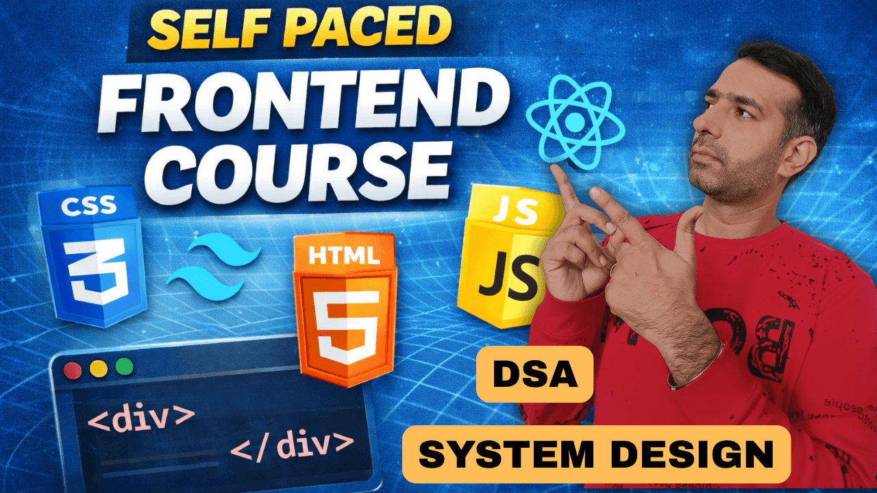 Combo - JS/React/DSA/System Design 100% Interview Ready