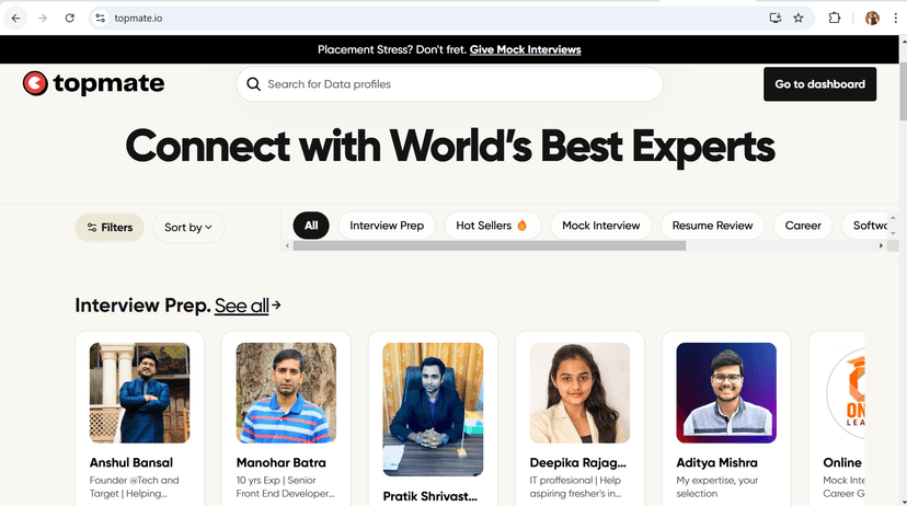 Topmate Official Page