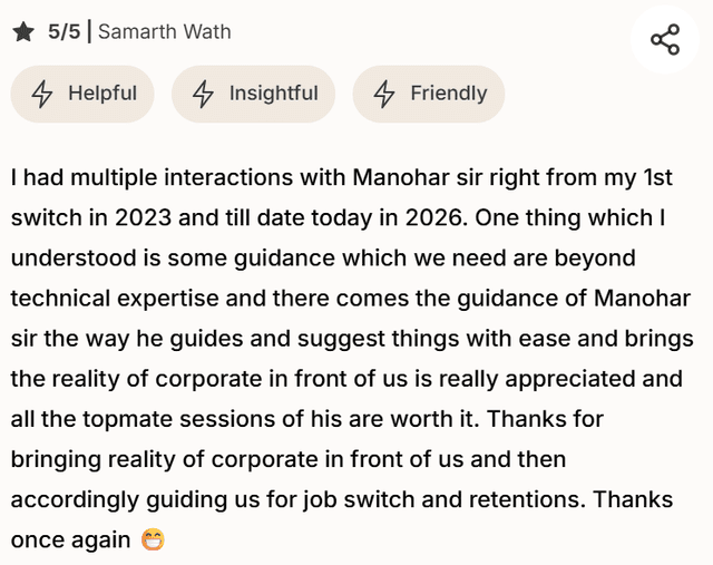 Testimonials screenshot Testimonial 1