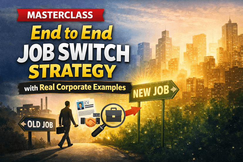 Masterclass #1 - Job Switch Workshop
